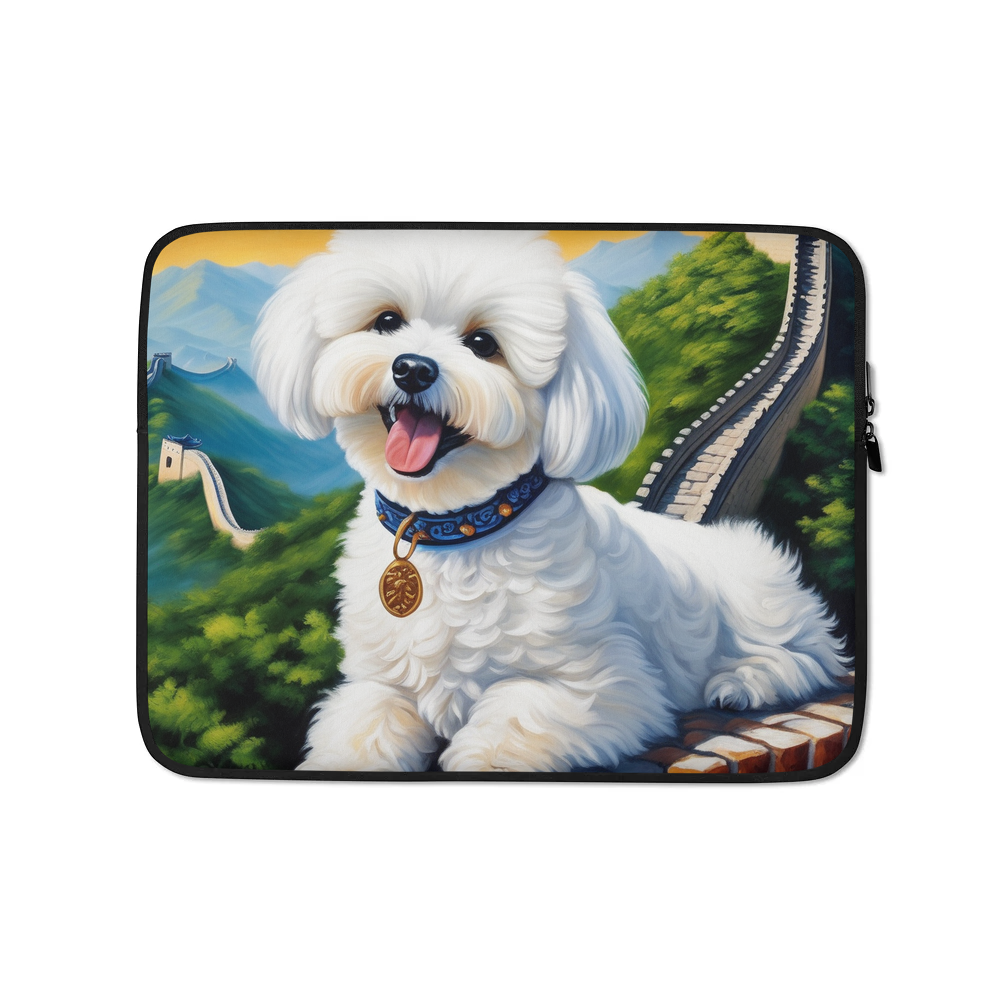 PugMug Custom Bichons Frise Laptop Sleeve