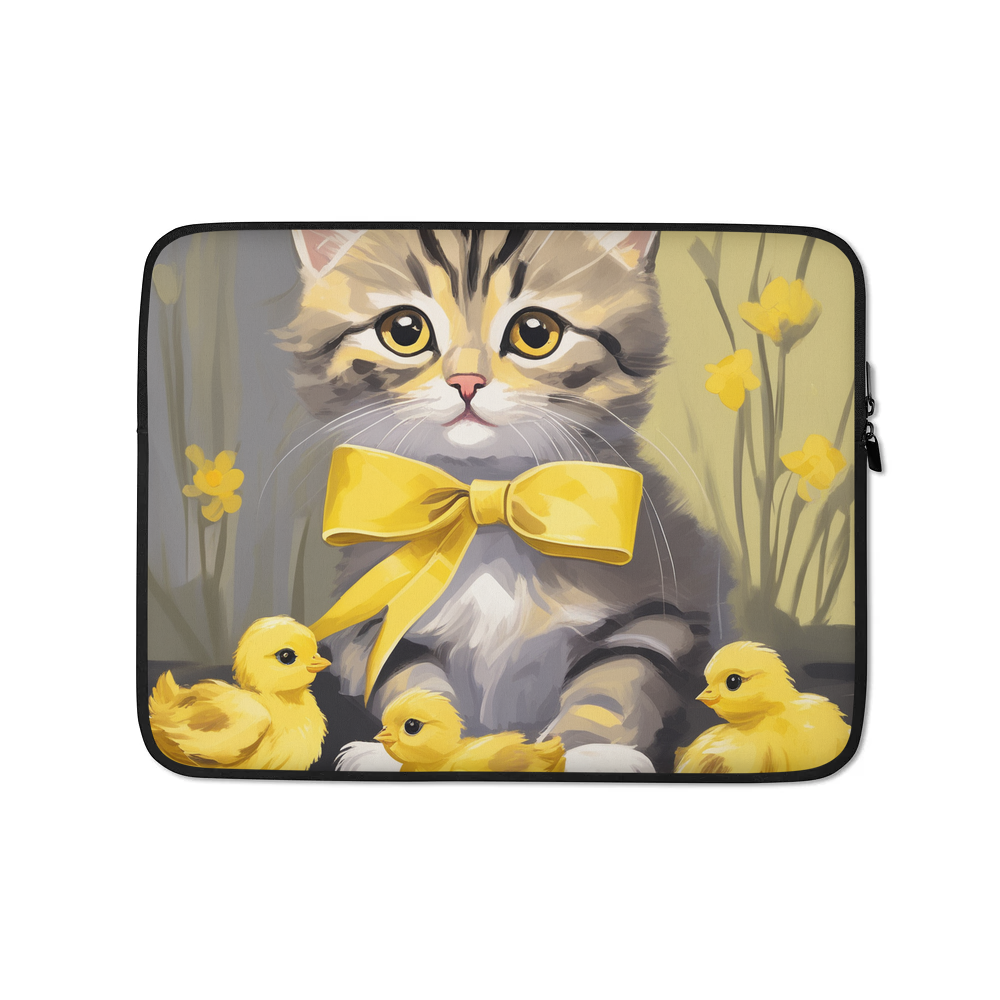 PugMug Custom Tabby Scottish Fold Cat Laptop Sleeve