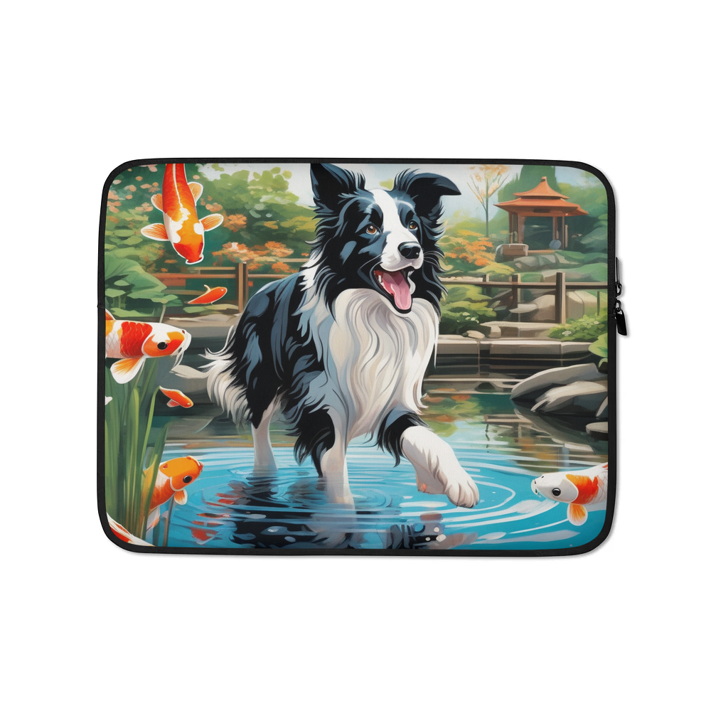 PugMug Custom Border Collie Laptop Sleeve