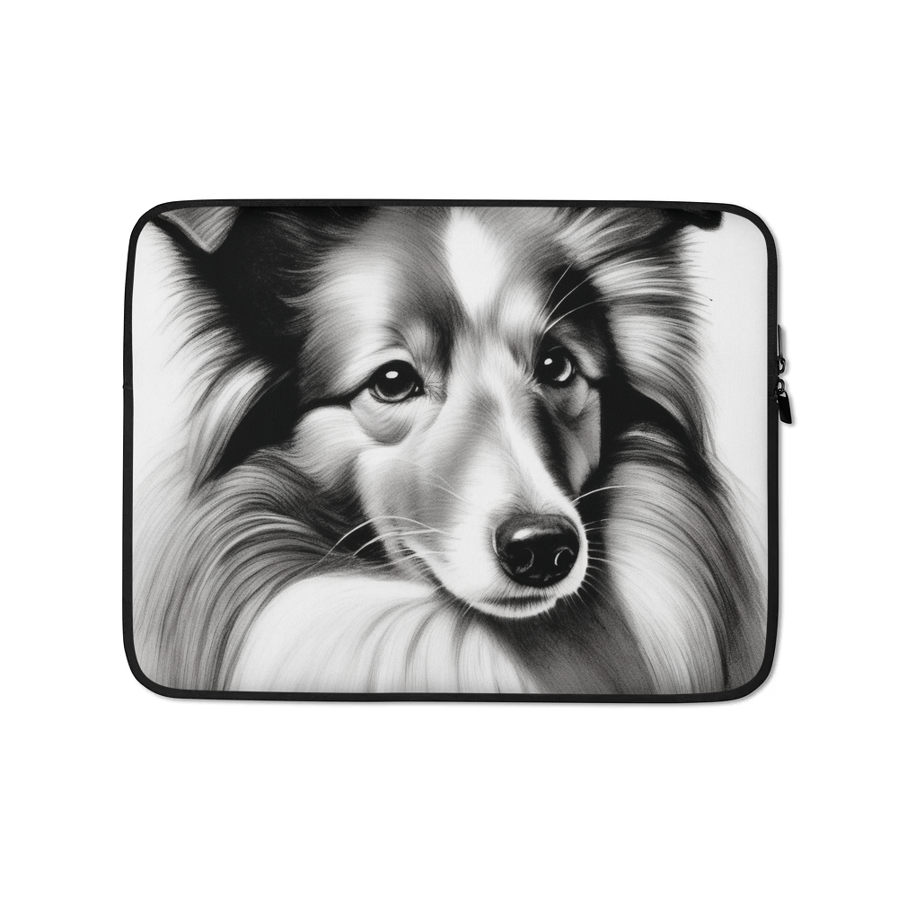 PugMug Custom Shetland Sheepdog Laptop Sleeve