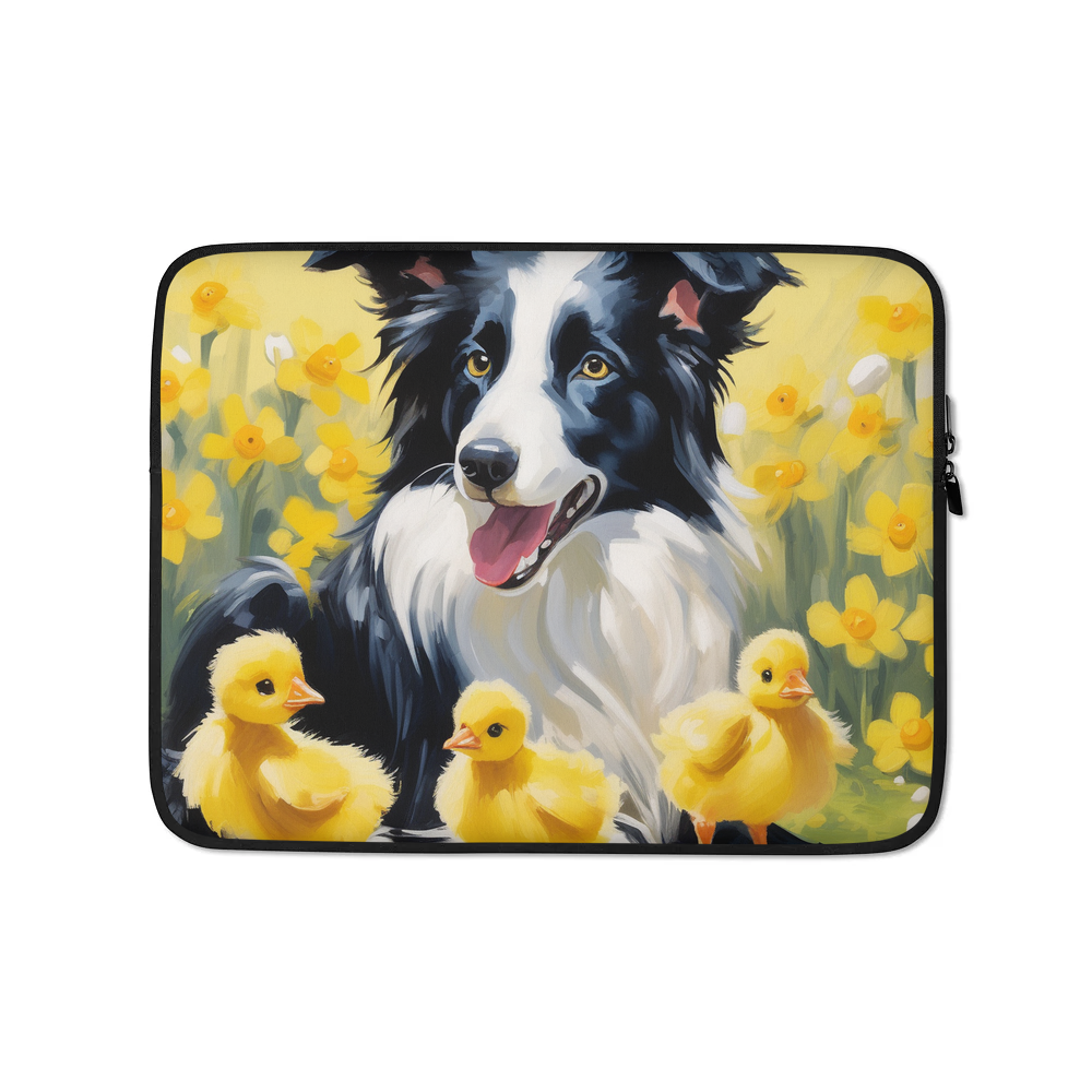 PugMug Custom Border Collie Laptop Sleeve