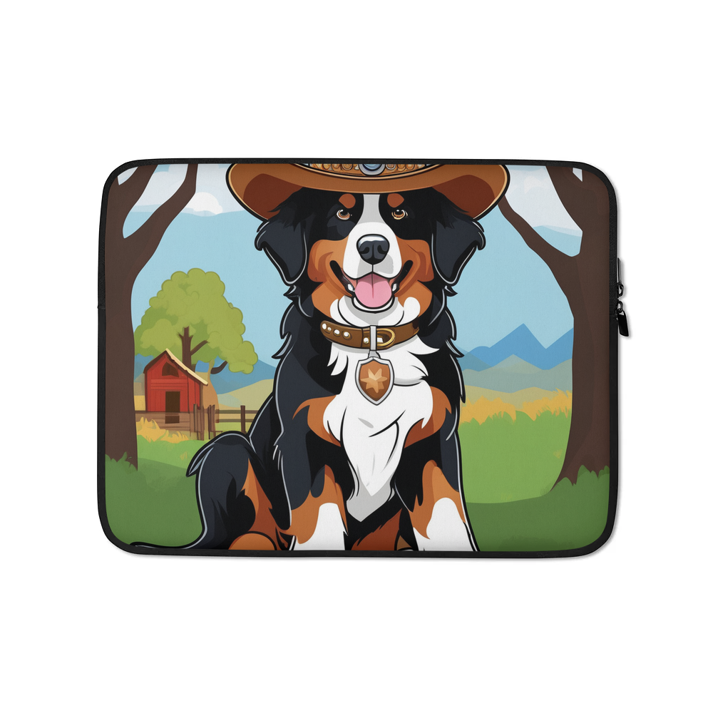 PugMug Custom Bernese Mountain Dog Laptop Sleeve