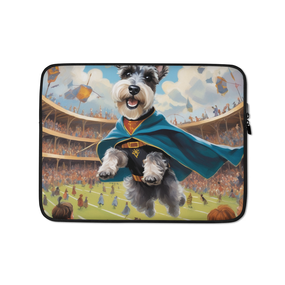 PugMug Custom Miniature Schnauzer Laptop Sleeve