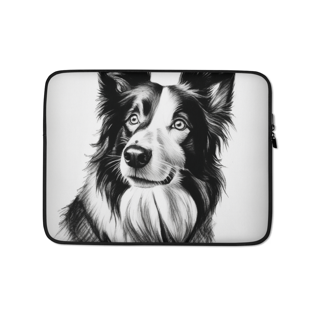 PugMug Custom Border Collie Laptop Sleeve