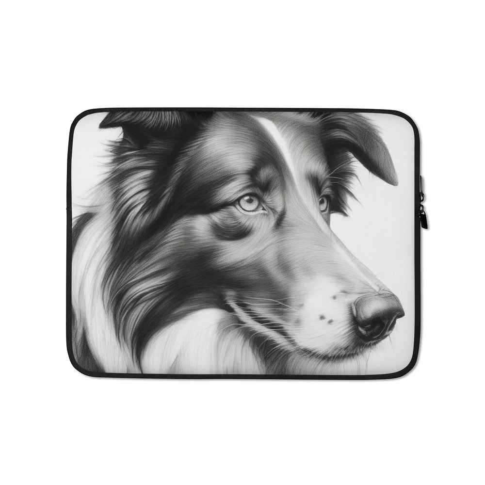 PugMug Custom Collie Laptop Sleeve