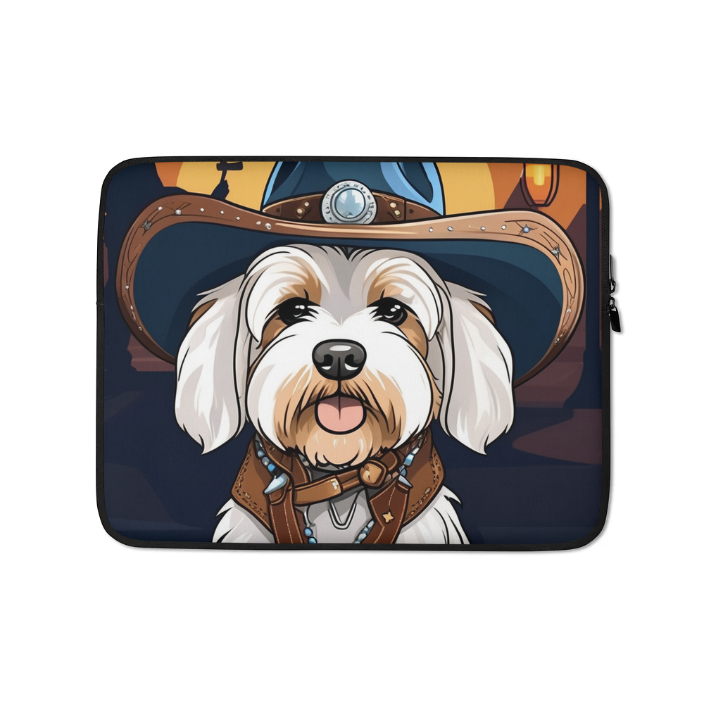 PugMug Custom White Havanese Dog Laptop Sleeve