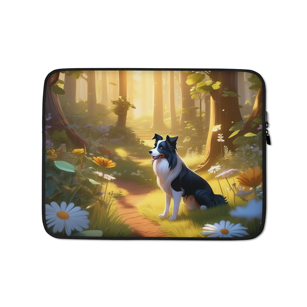 PugMug Custom Border Collie Laptop Sleeve