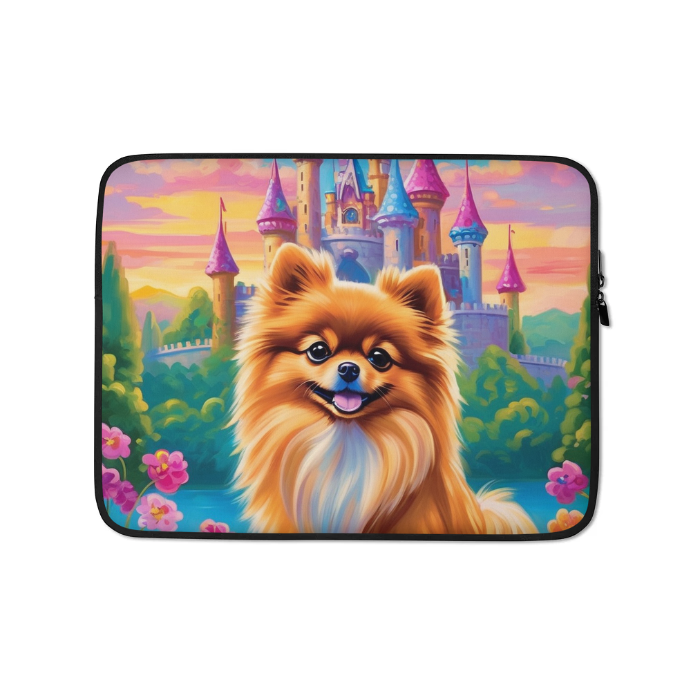 PugMug Custom Tan Pomeranian Laptop Sleeve