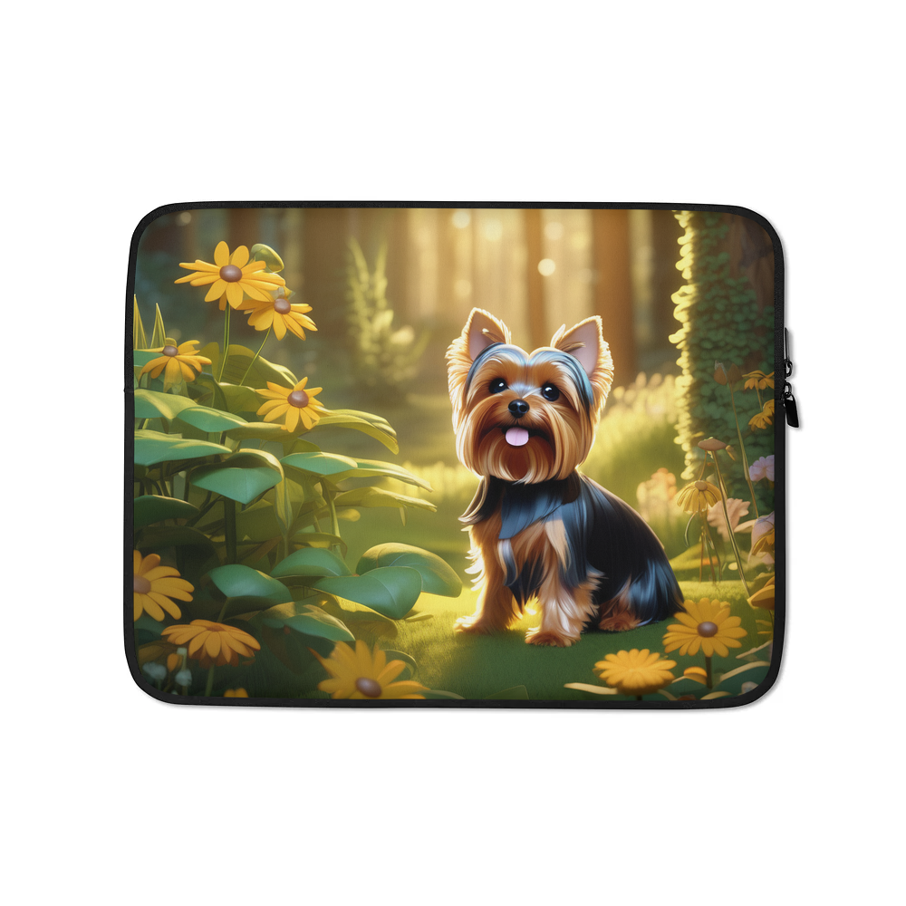 PugMug Custom Yorkshire Terrier Laptop Sleeve
