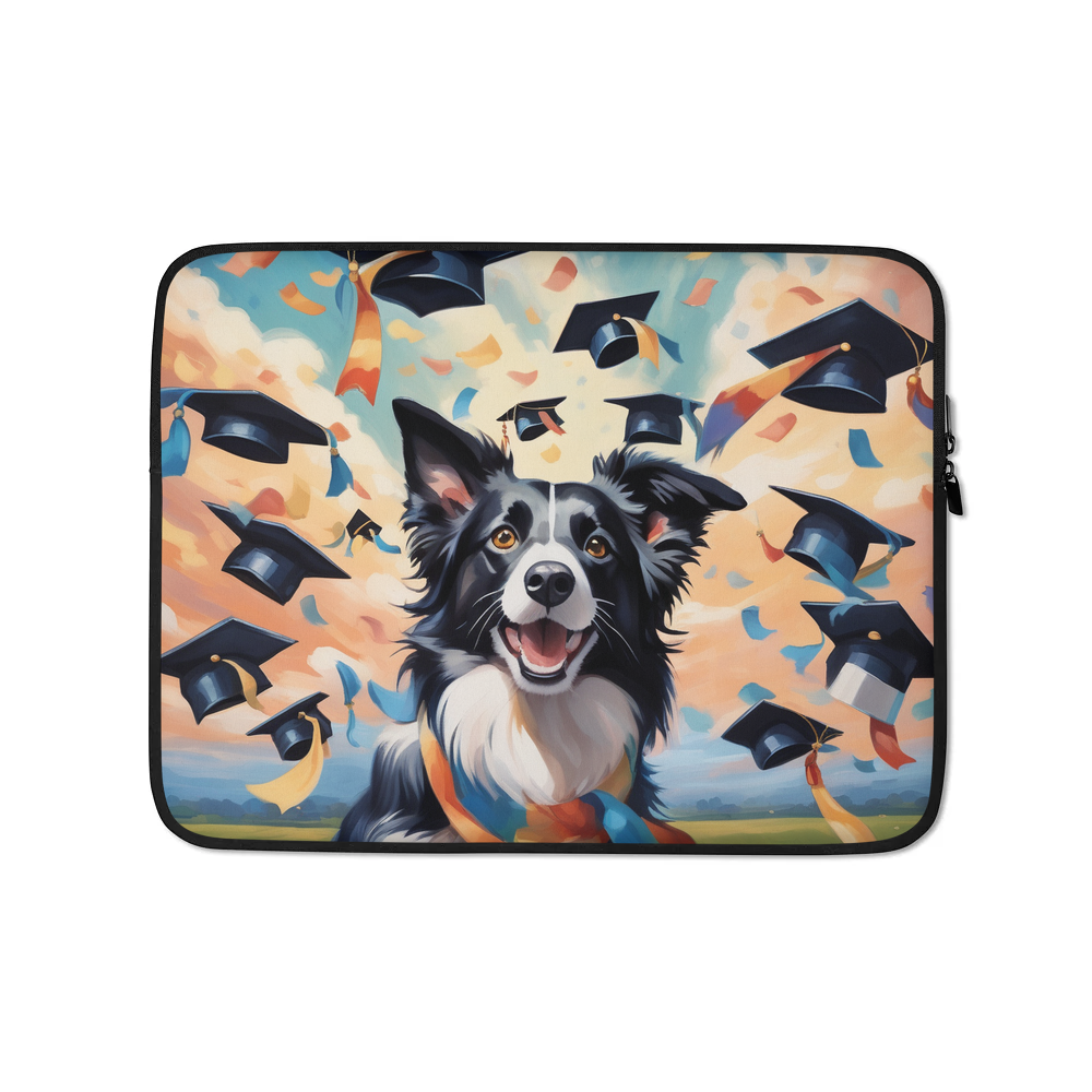 PugMug Custom Border Collie Laptop Sleeve