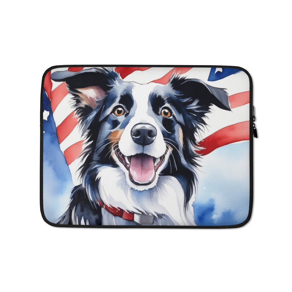 PugMug Custom Border Collie Laptop Sleeve