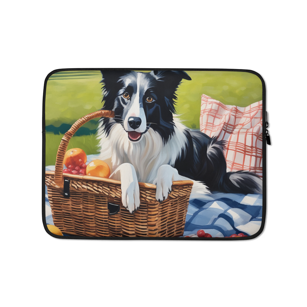 PugMug Custom Border Collie Laptop Sleeve