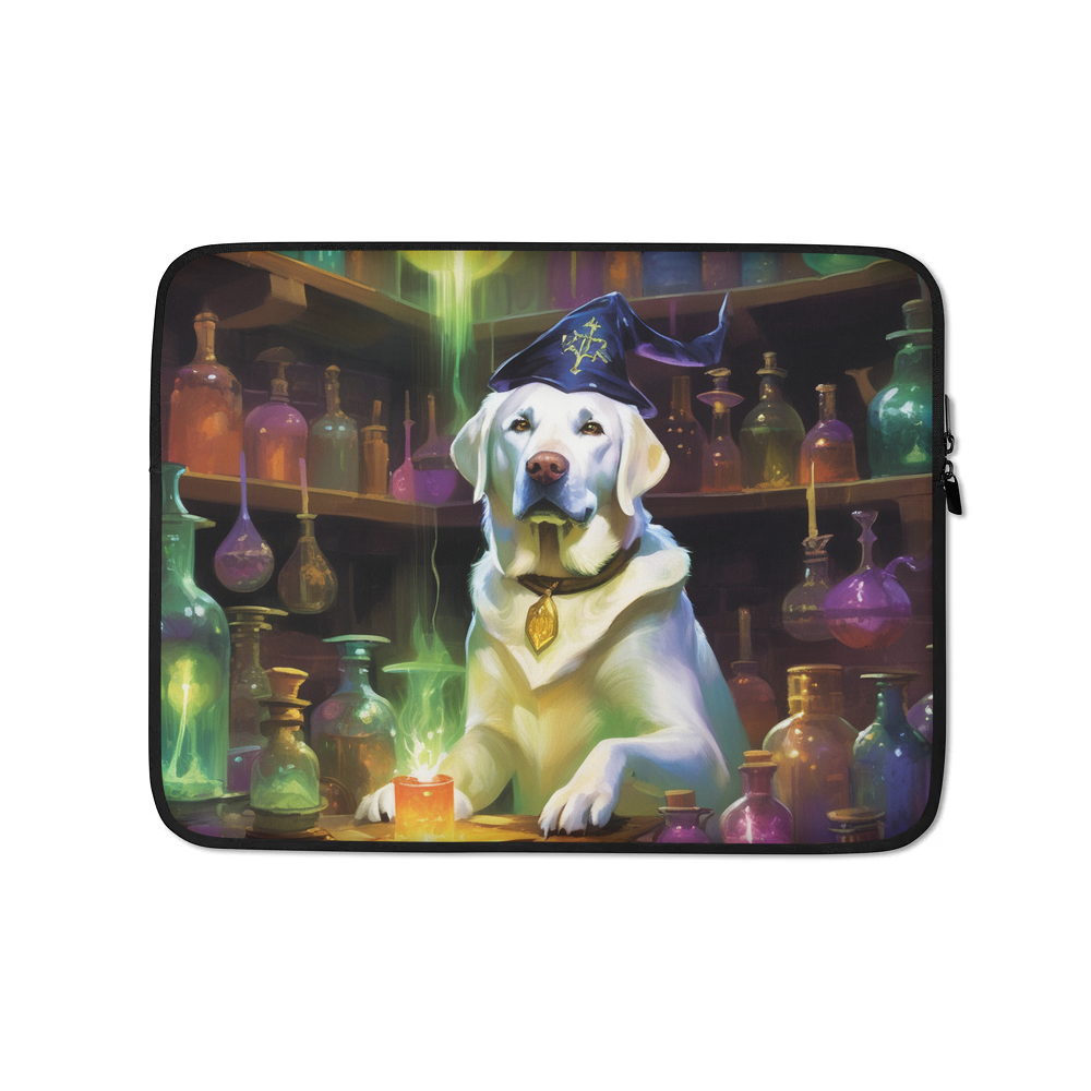 PugMug Custom White Labrador Retriever Laptop Sleeve
