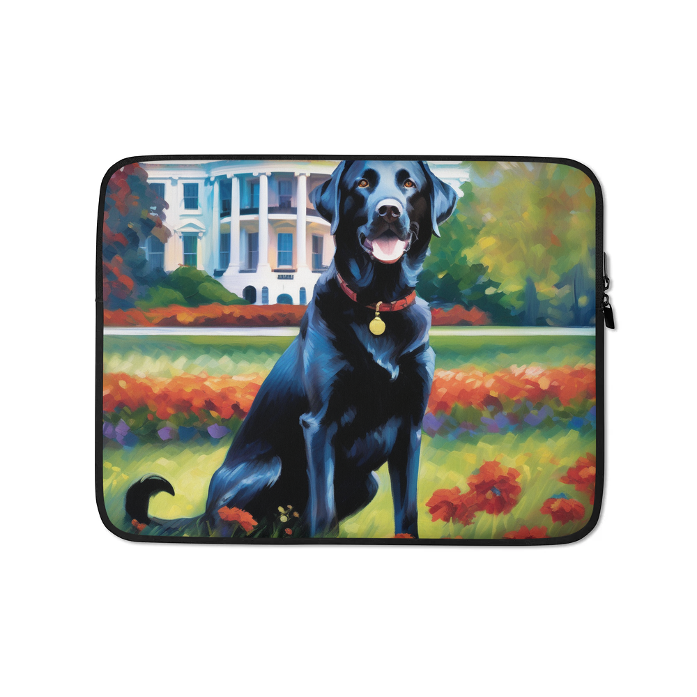 PugMug Custom Black Labrador Retriever Laptop Sleeve