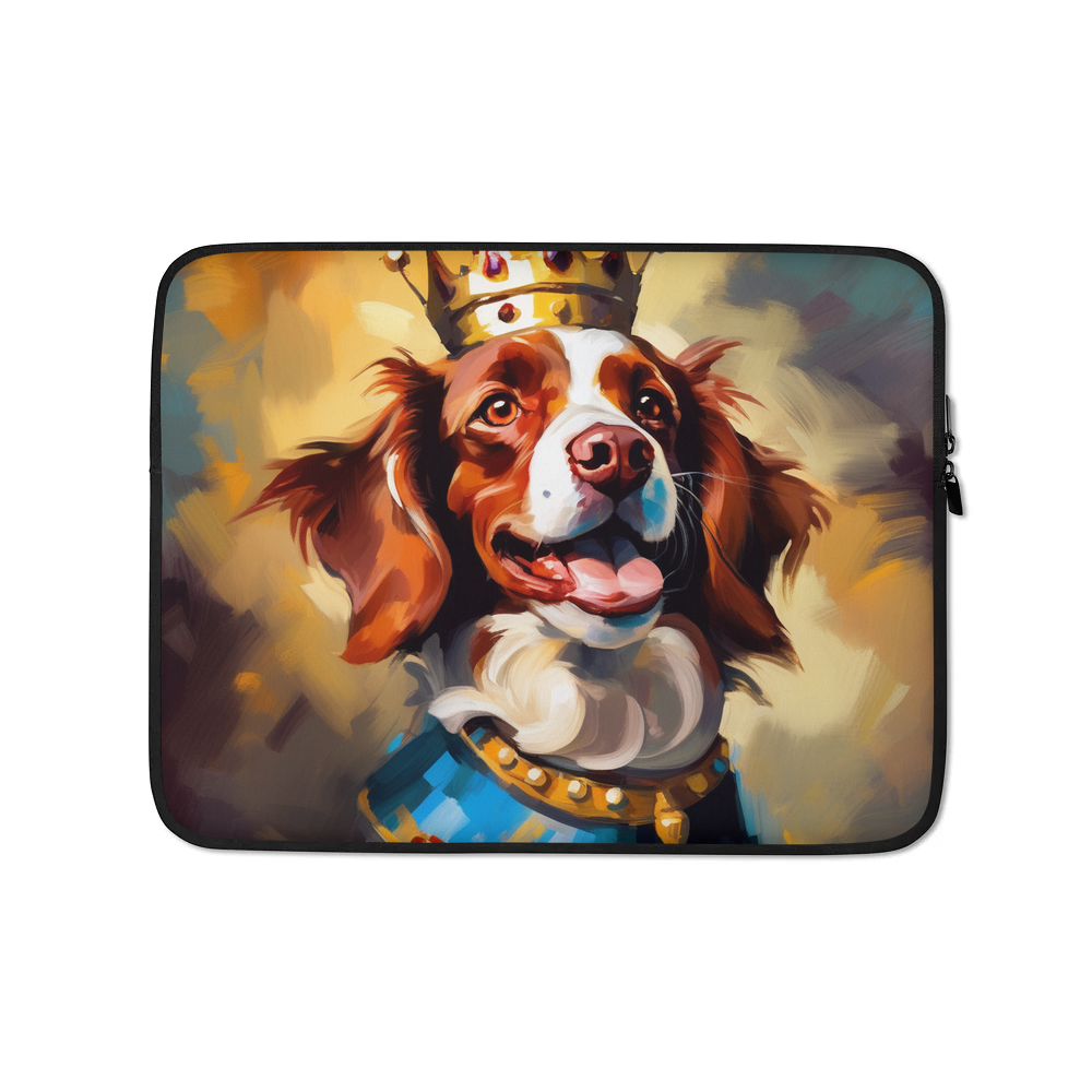 PugMug Custom Brittany Dog Laptop Sleeve