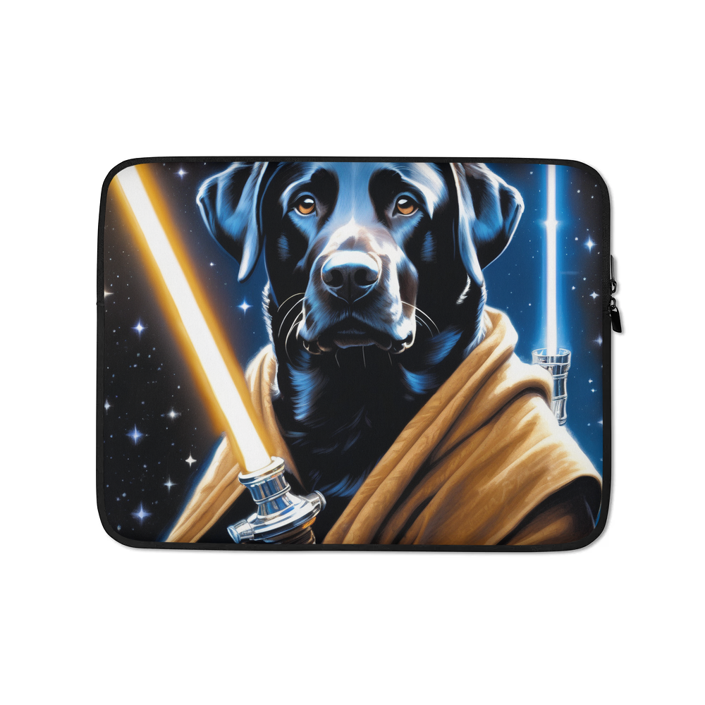 PugMug Custom Black Labrador Retriever Laptop Sleeve