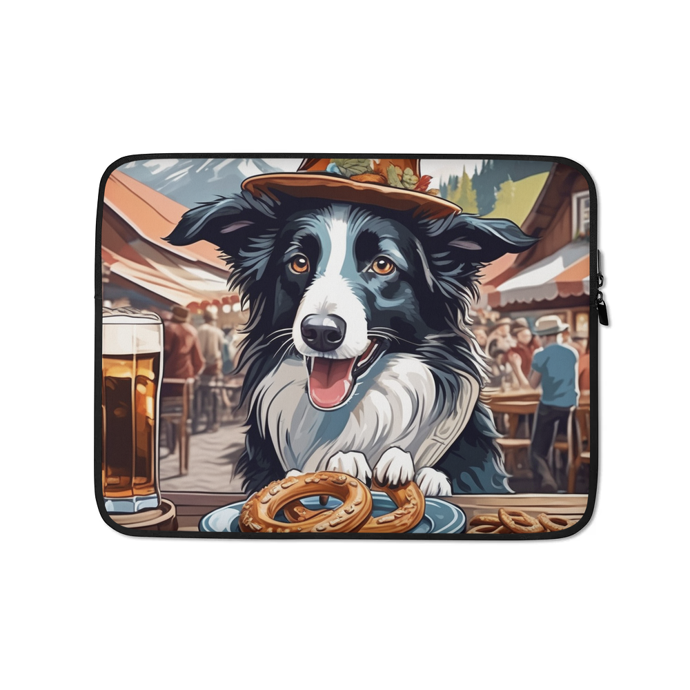 PugMug Custom Border Collie Laptop Sleeve