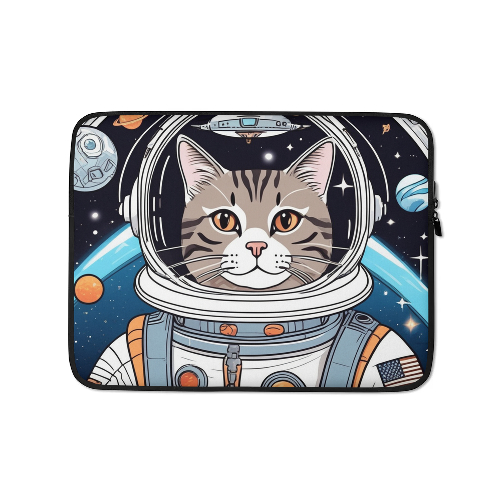 PugMug Custom Tabby Companion Cat Laptop Sleeve
