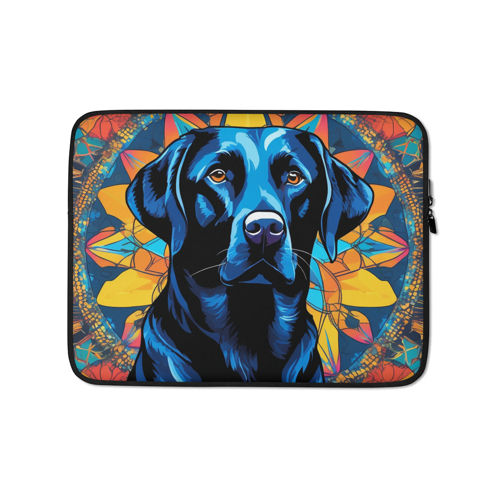 PugMug Custom Black Labrador Retriever Laptop Sleeve