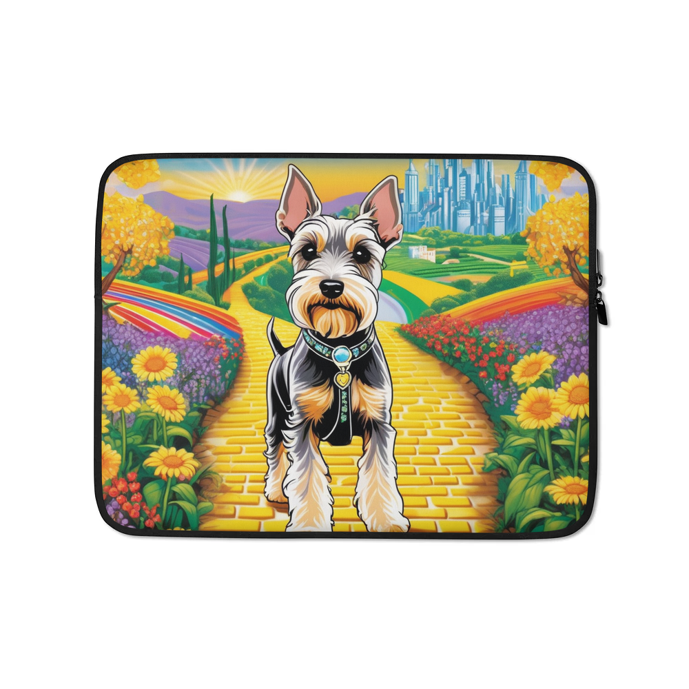 PugMug Custom Miniature Schnauzer Laptop Sleeve