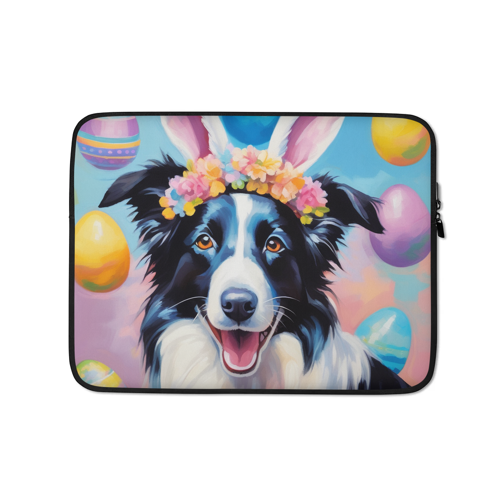 PugMug Custom Border Collie Laptop Sleeve