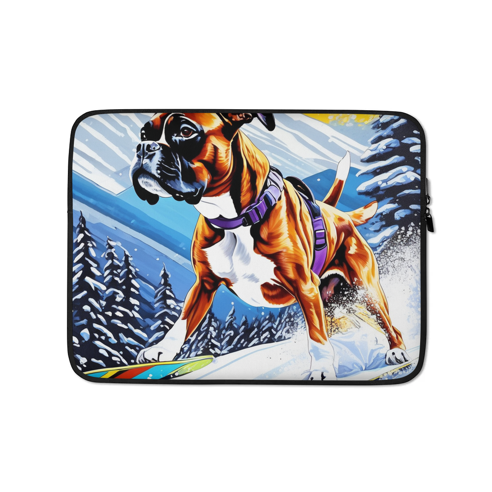 PugMug Custom Boxer Dog Laptop Sleeve