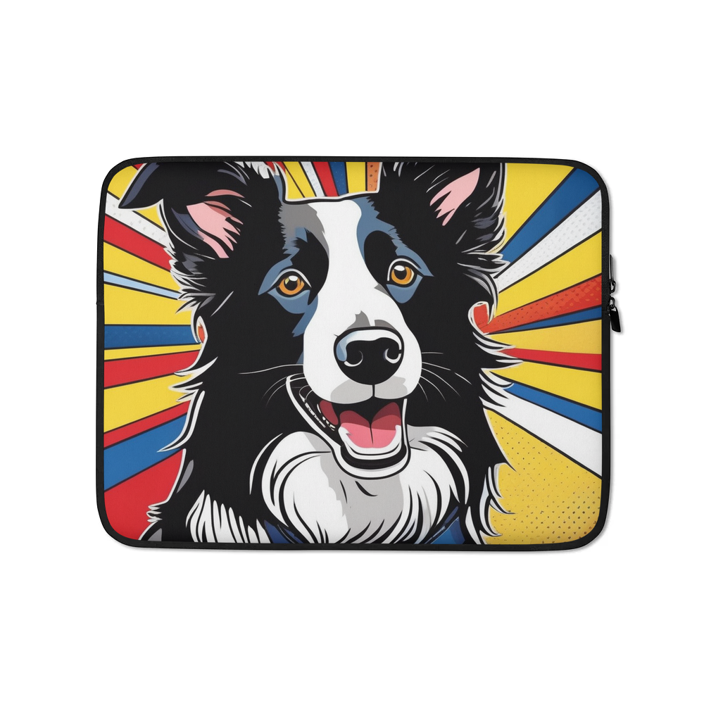 PugMug Custom Border Collie Laptop Sleeve