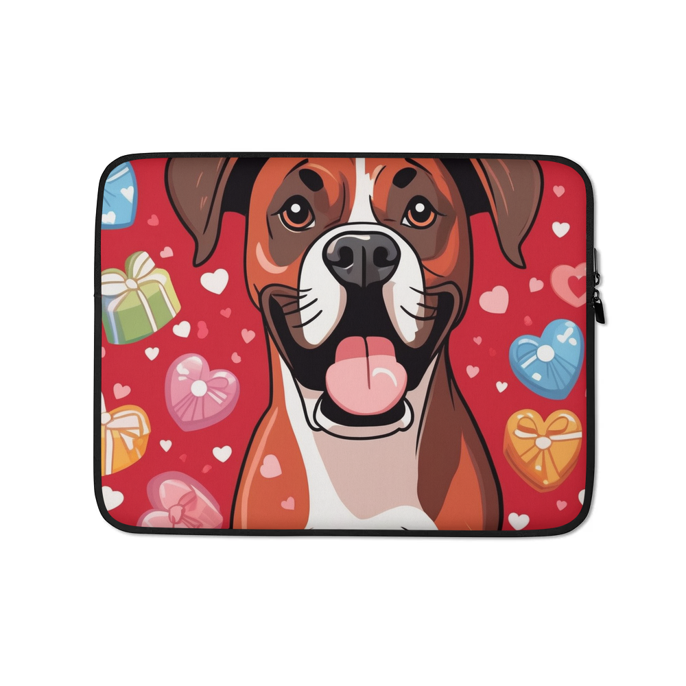 PugMug Custom Boxer Dog Laptop Sleeve