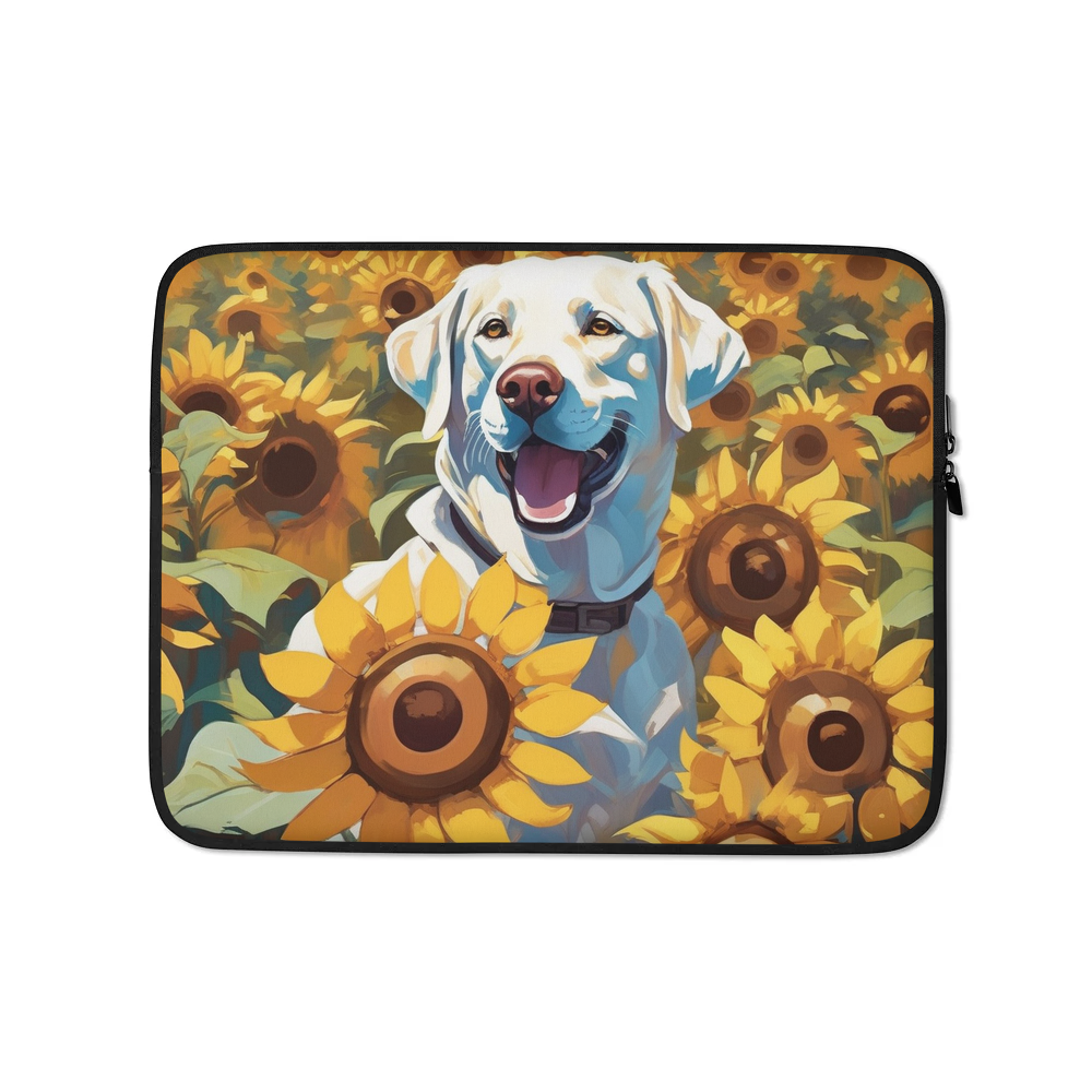 PugMug Custom White Labrador Retriever Laptop Sleeve