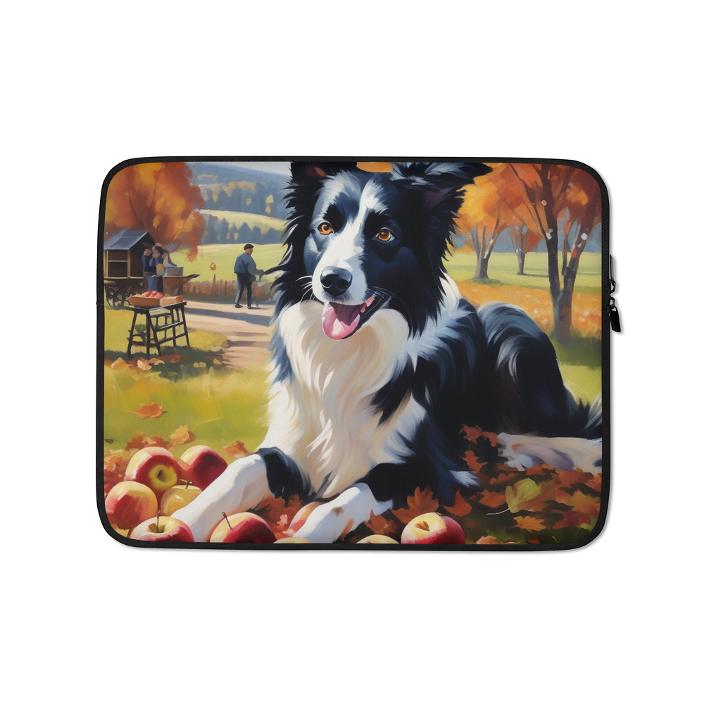 PugMug Custom Border Collie Laptop Sleeve