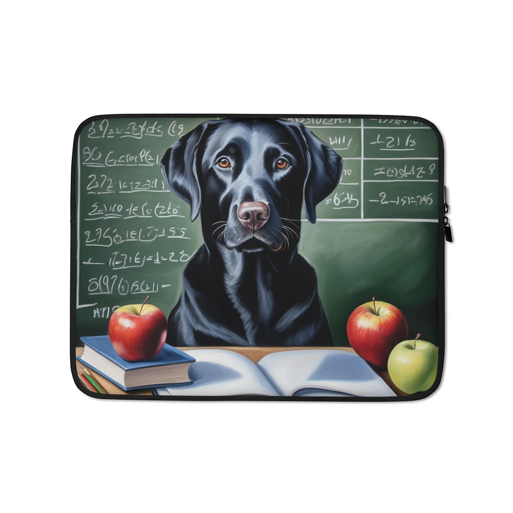 PugMug Custom Black Labrador Retriever Laptop Sleeve