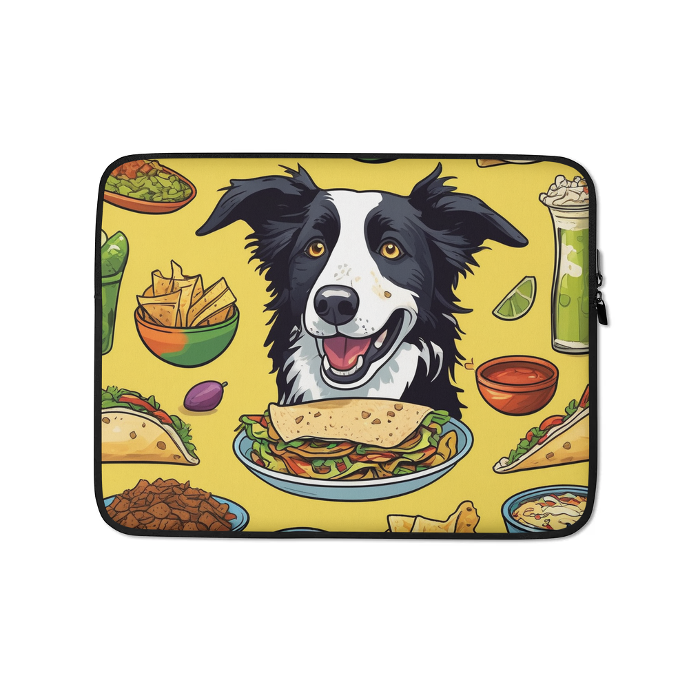 PugMug Custom Border Collie Laptop Sleeve