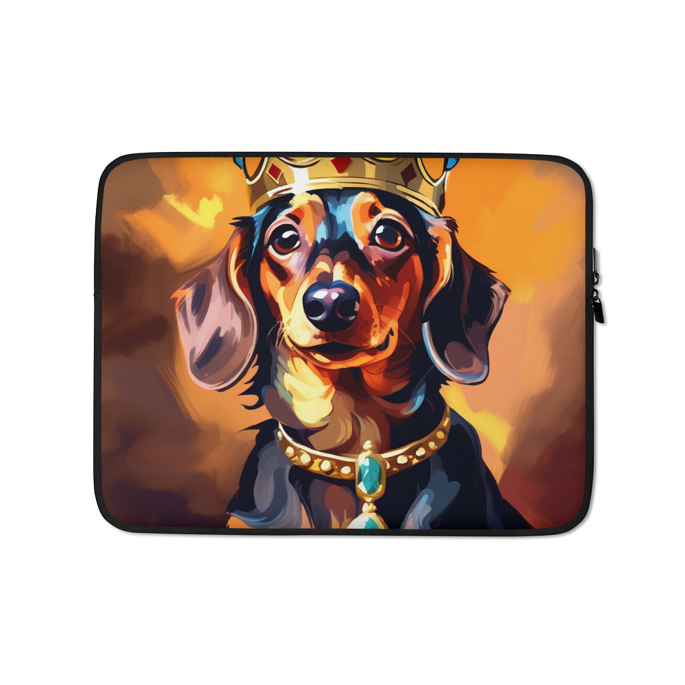 PugMug Custom Tan Dachshund Laptop Sleeve