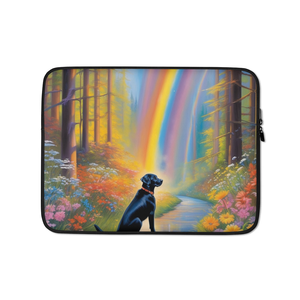PugMug Custom Black Labrador Retriever Laptop Sleeve