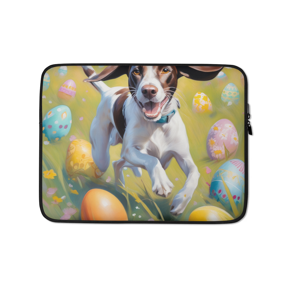 PugMug Custom Pointer Dog Laptop Sleeve