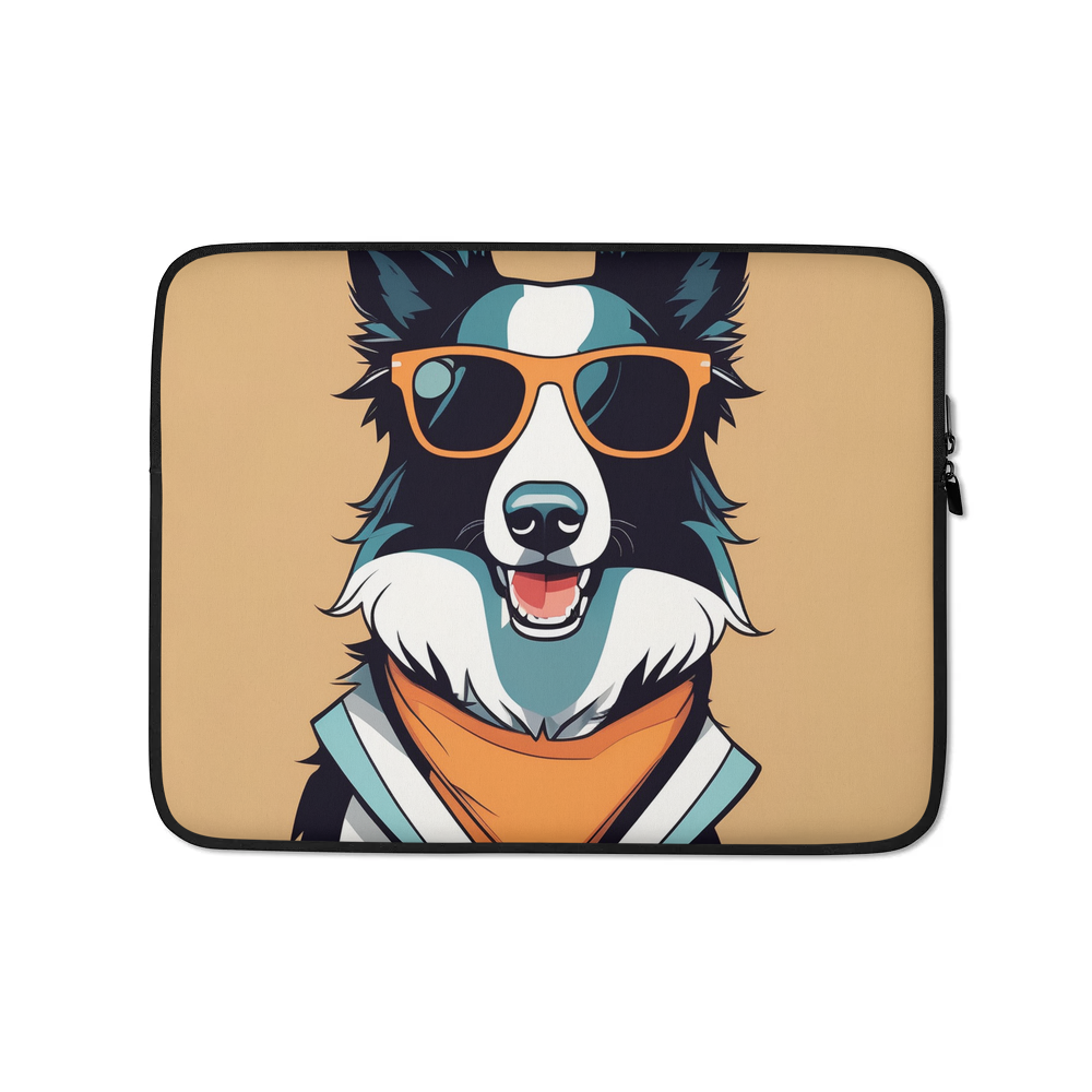 PugMug Custom Border Collie Laptop Sleeve