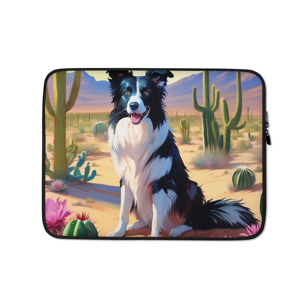 PugMug Custom Border Collie Laptop Sleeve