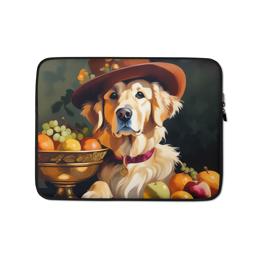 PugMug Custom Golden Retriever Laptop Sleeve