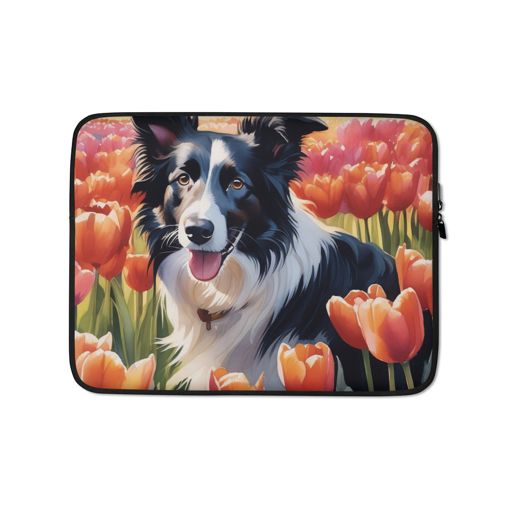 PugMug Custom Border Collie Laptop Sleeve