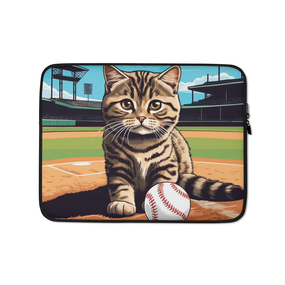 PugMug Custom Tabby Scottish Fold Cat Laptop Sleeve
