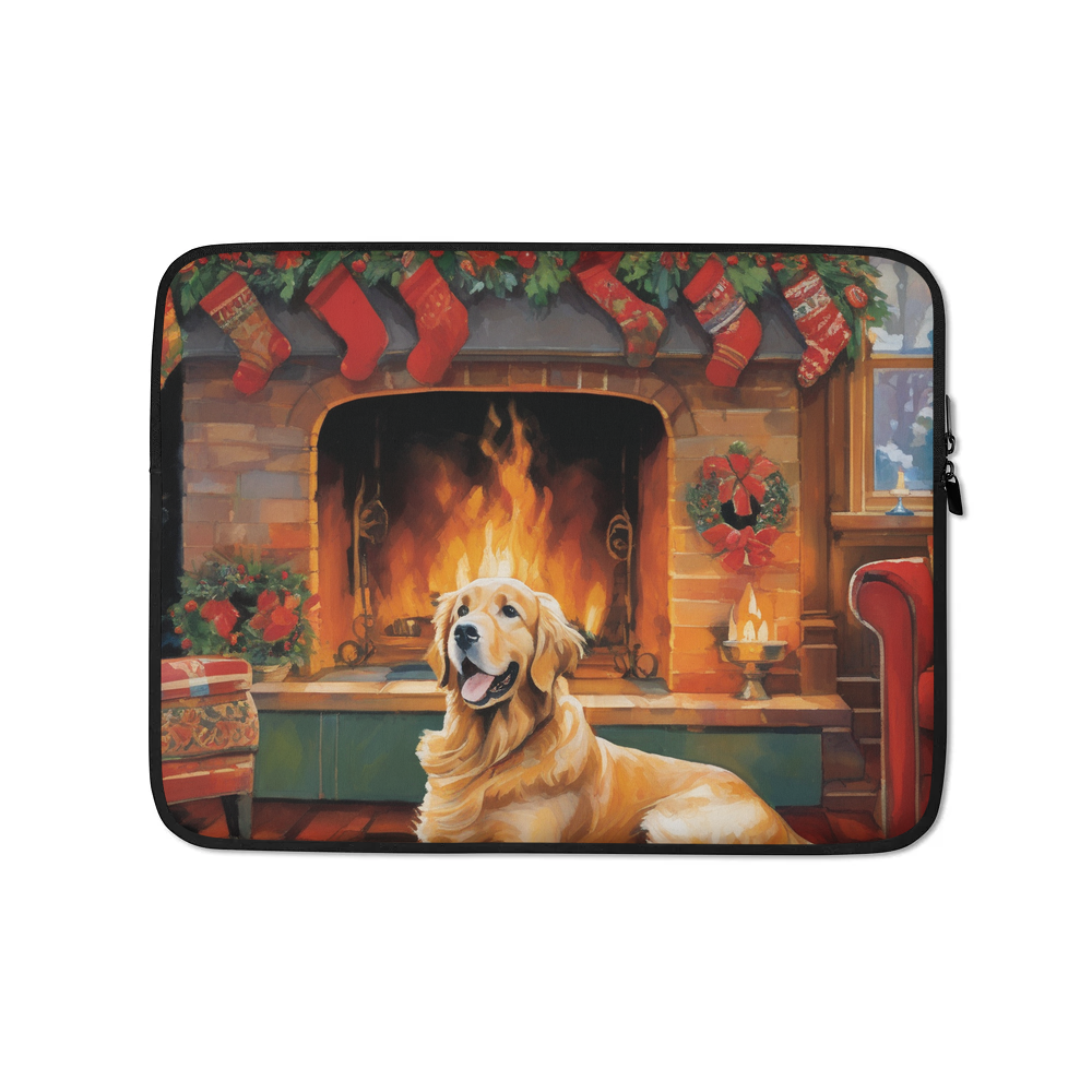 PugMug Custom Golden Retriever Laptop Sleeve
