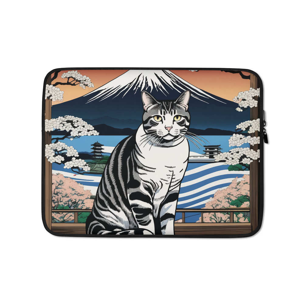 PugMug Custom Tabby American Shorthair Cat Laptop Sleeve