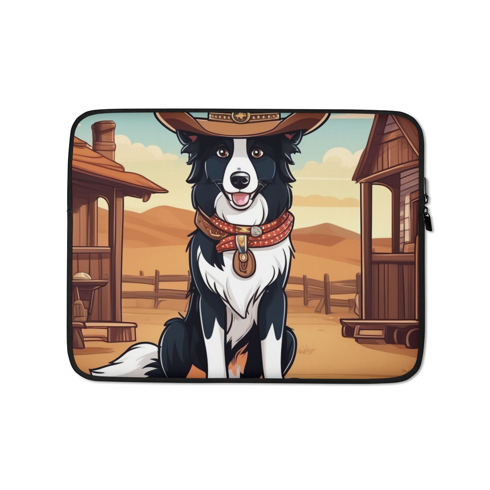 PugMug Custom Border Collie Laptop Sleeve