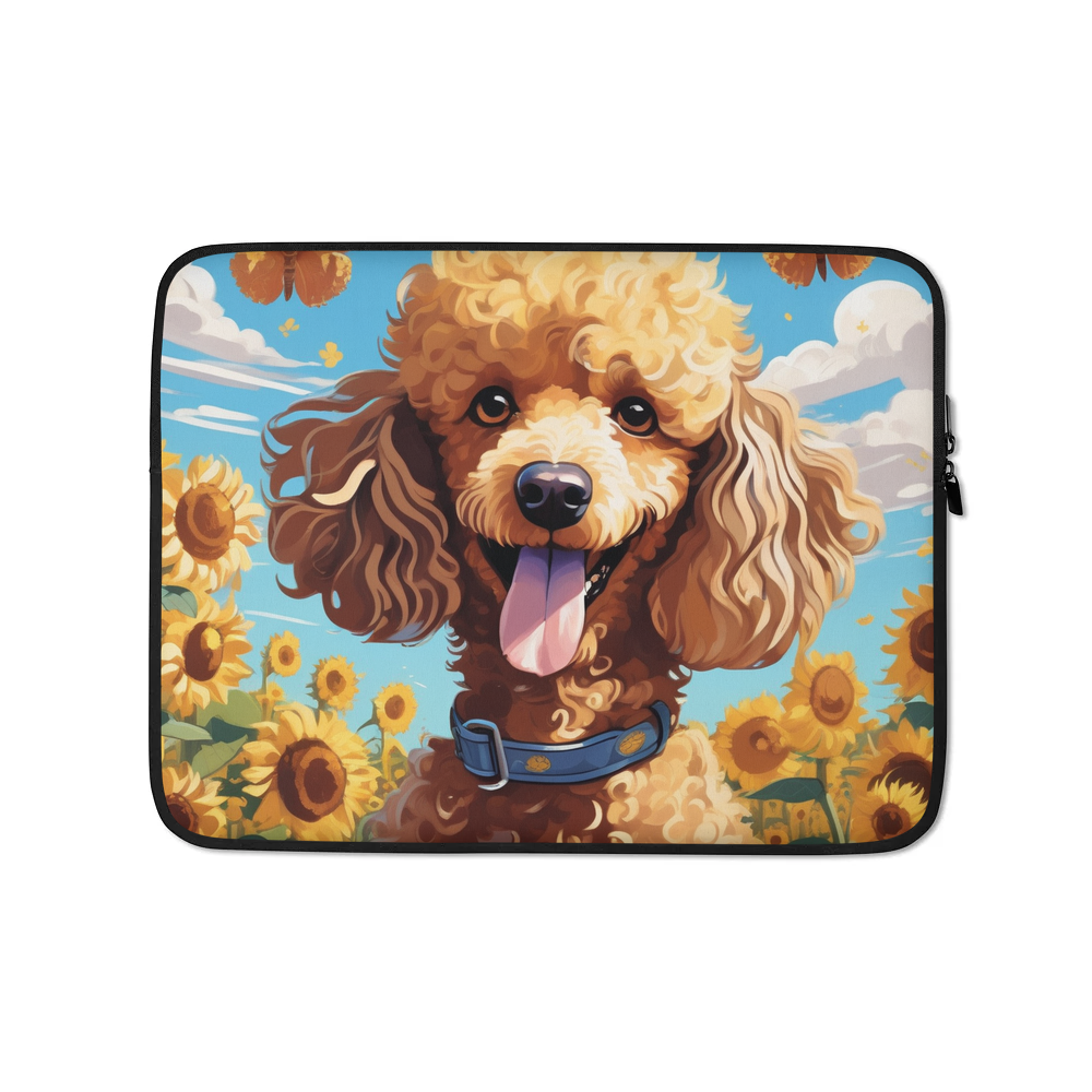 PugMug Custom Tan Poodle Laptop Sleeve