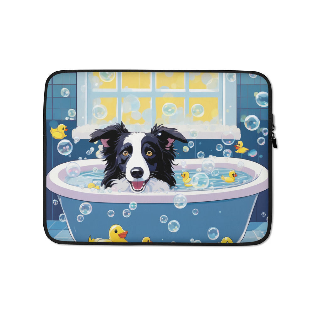 PugMug Custom Border Collie Laptop Sleeve