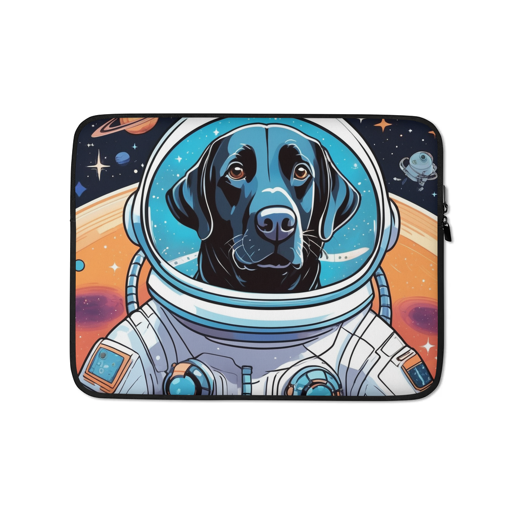 PugMug Custom Black Labrador Retriever Laptop Sleeve