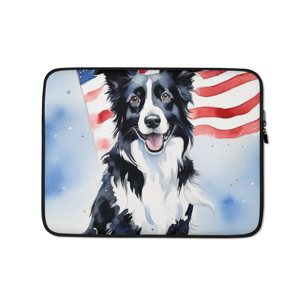 PugMug Custom Border Collie Laptop Sleeve