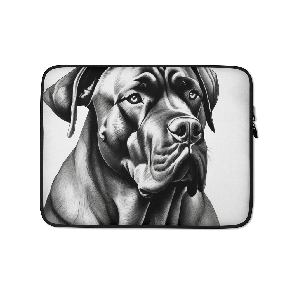 PugMug Custom Cane Corso Laptop Sleeve