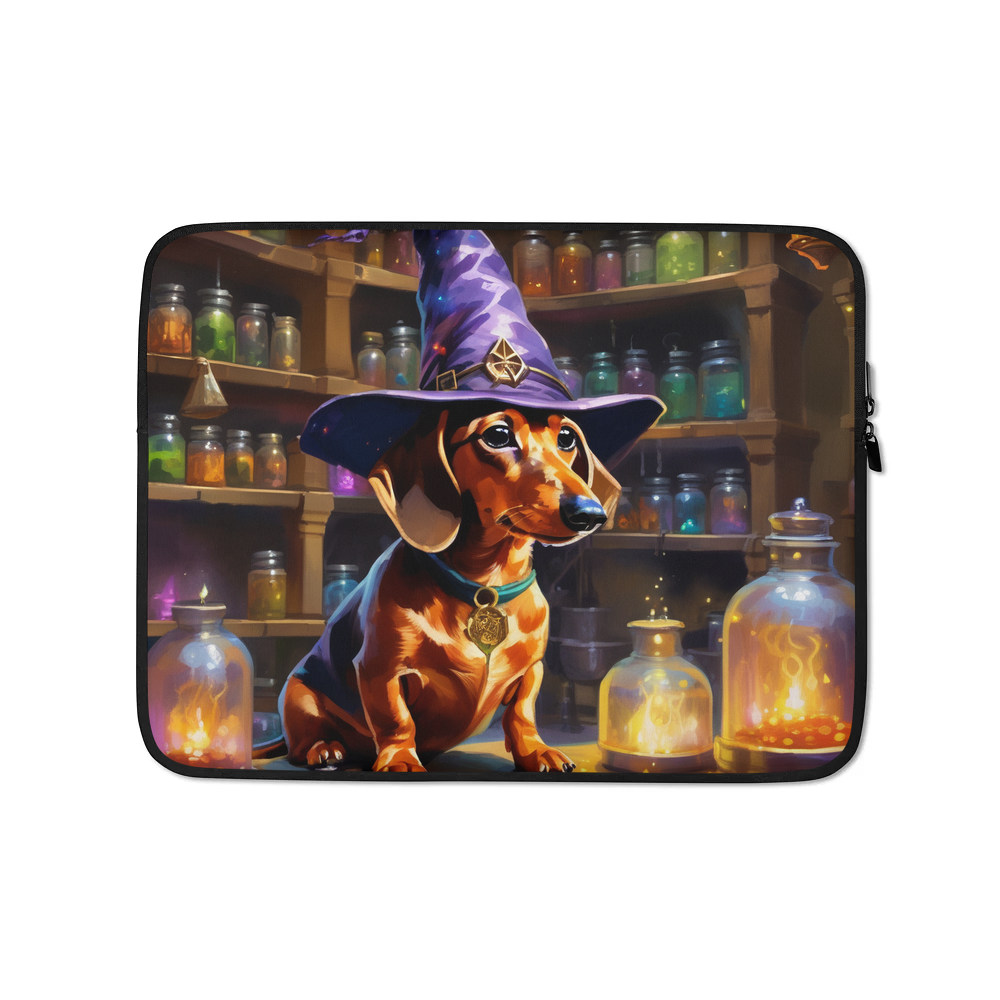 PugMug Custom Tan Dachshund Laptop Sleeve