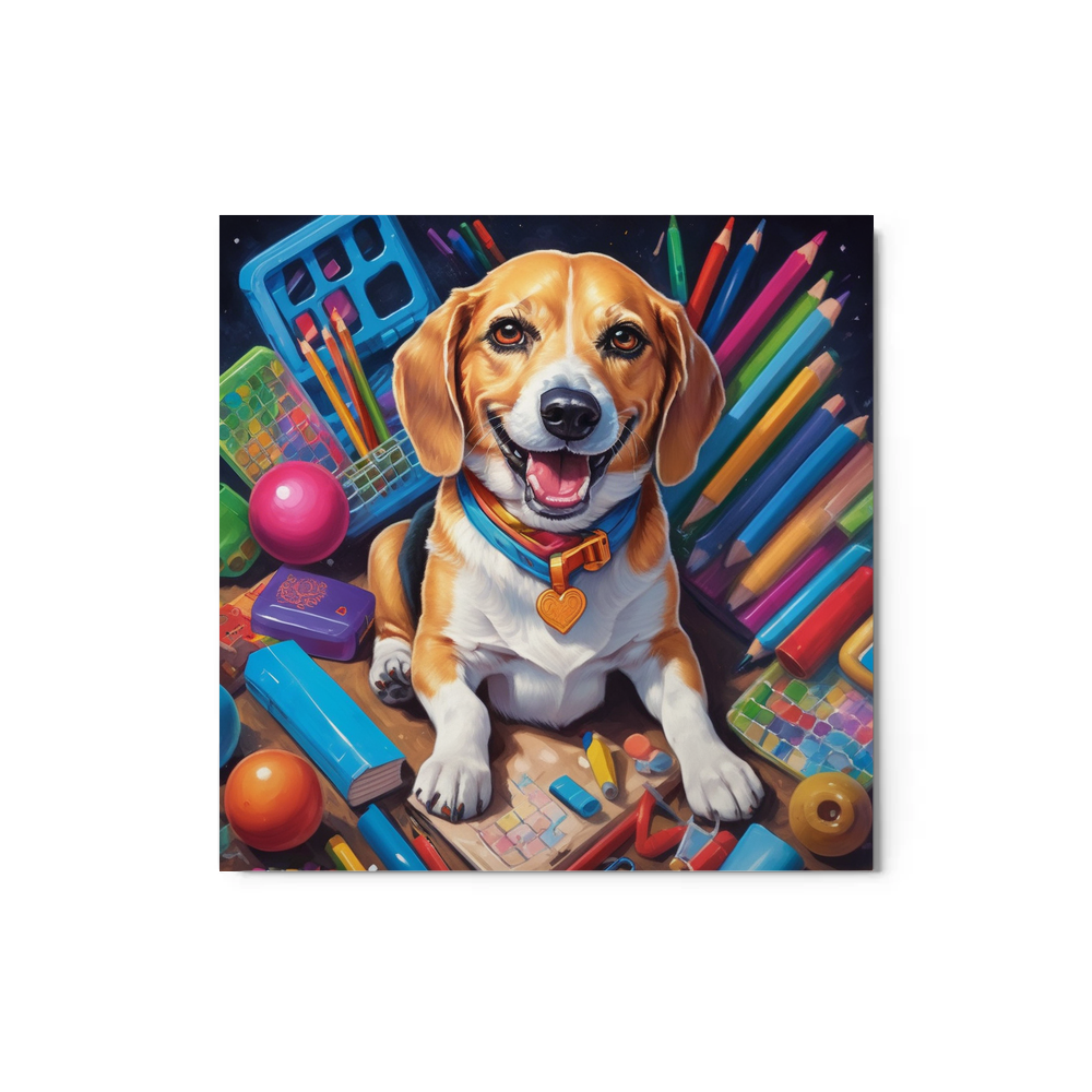 PugMug Custom Munchkin Metal Print